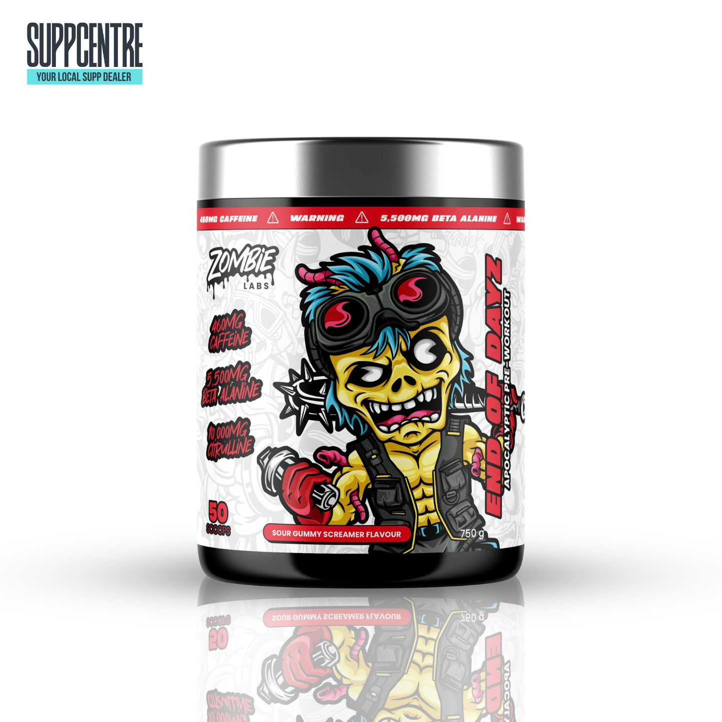 End of Dayz Pre-Workout – Zombie Labs (High Stim Energy, Focus & Pump Pre-Workout)