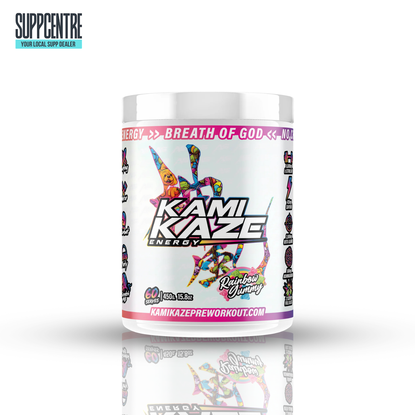Kamikaze Pre-Workout – Athletic Sport (High Stim Energy & Focus Pre Workout)