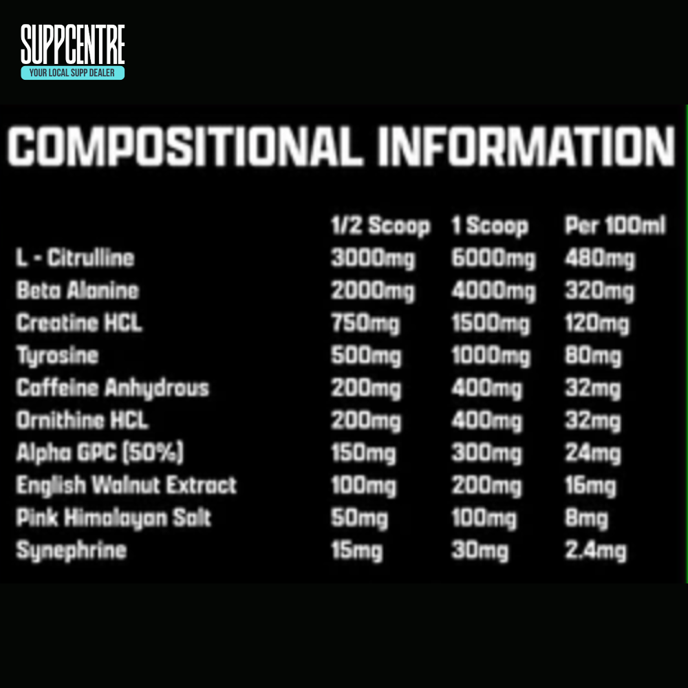 Xtreme Pre-Workout by Mad Science