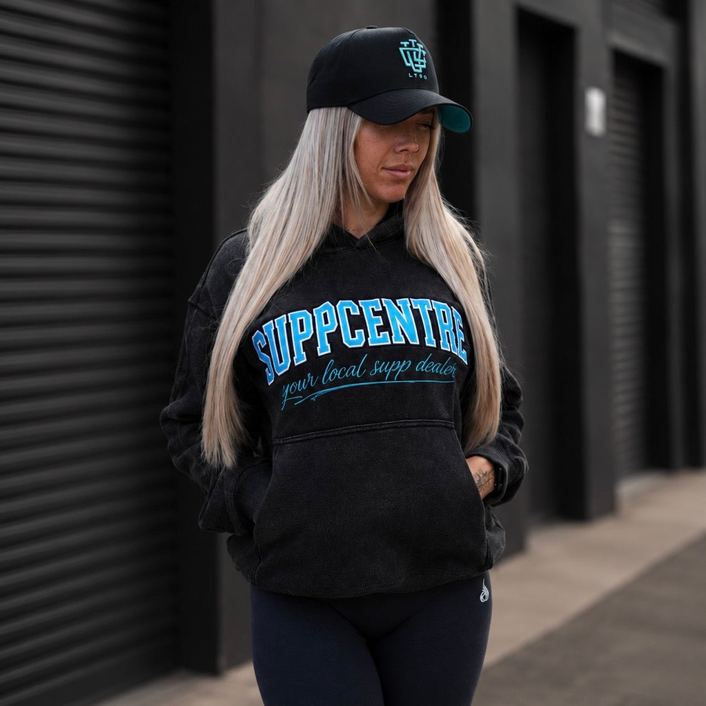 Acid Wash Oversize Hoodie – SuppCentre (Heavyweight Fitness & Gym Hoodie)