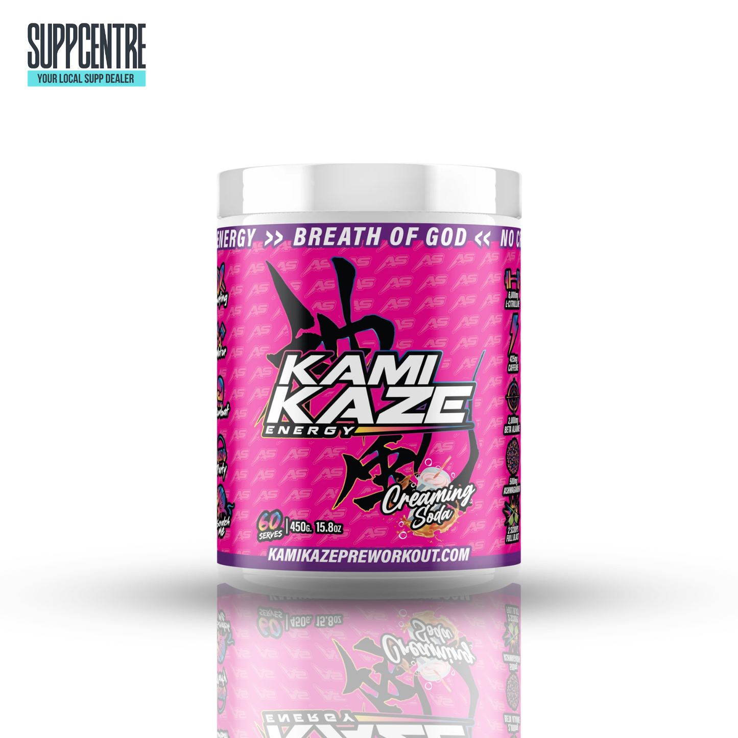 Kamikaze Pre-Workout – Athletic Sport (High Stim Energy & Focus Pre Workout)