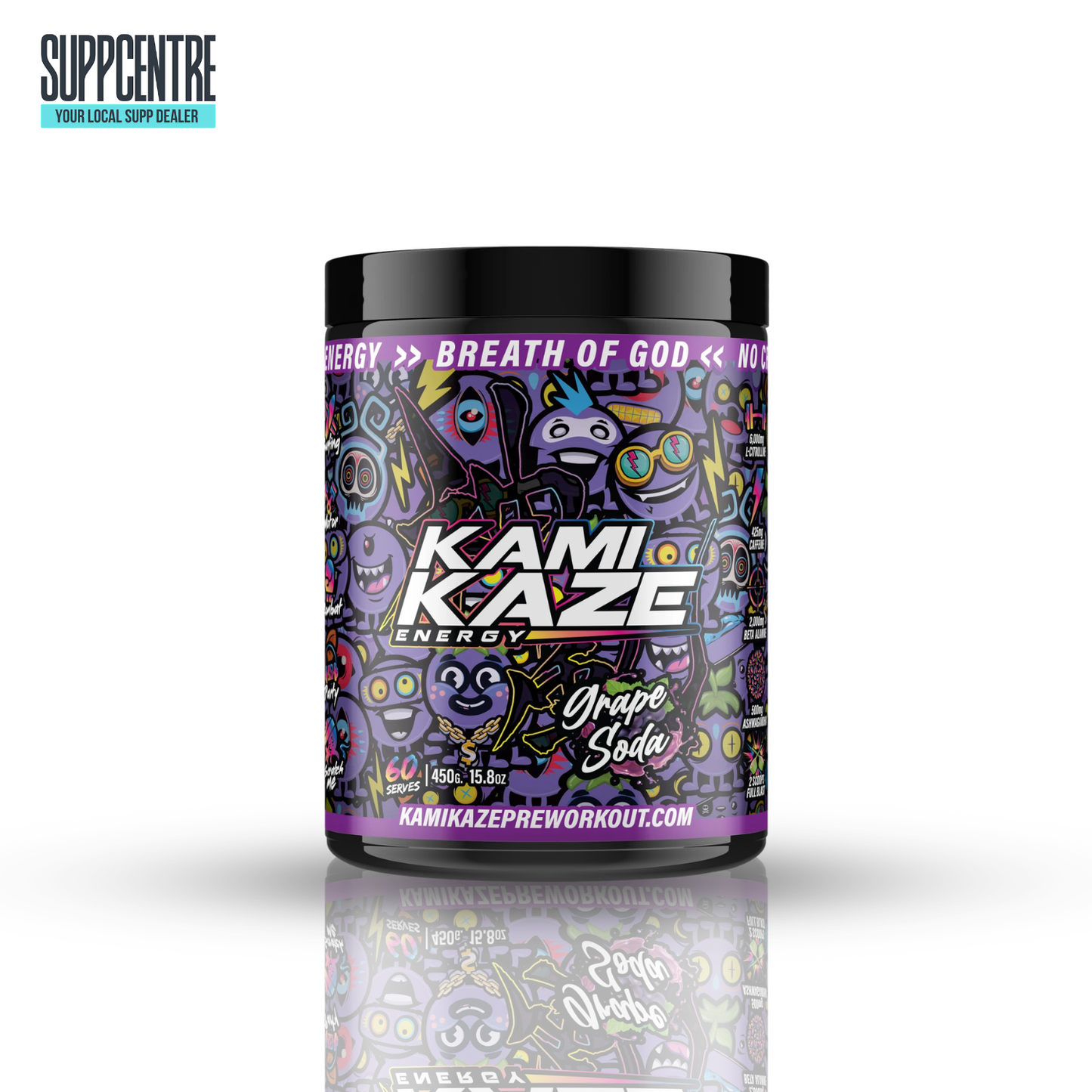 Kamikaze Pre-Workout – Athletic Sport (High Stim Energy & Focus Pre Workout)