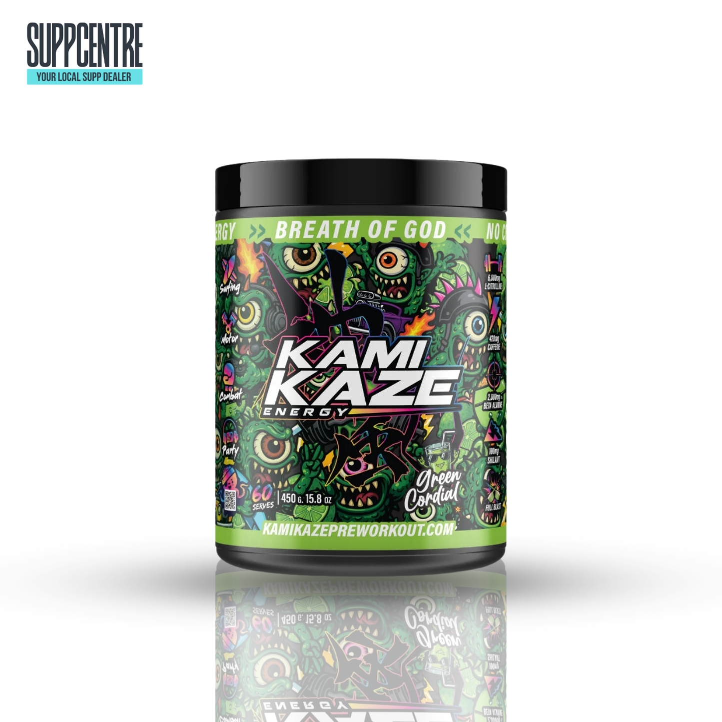 Kamikaze Pre-Workout – Athletic Sport (High Stim Energy & Focus Pre Workout)