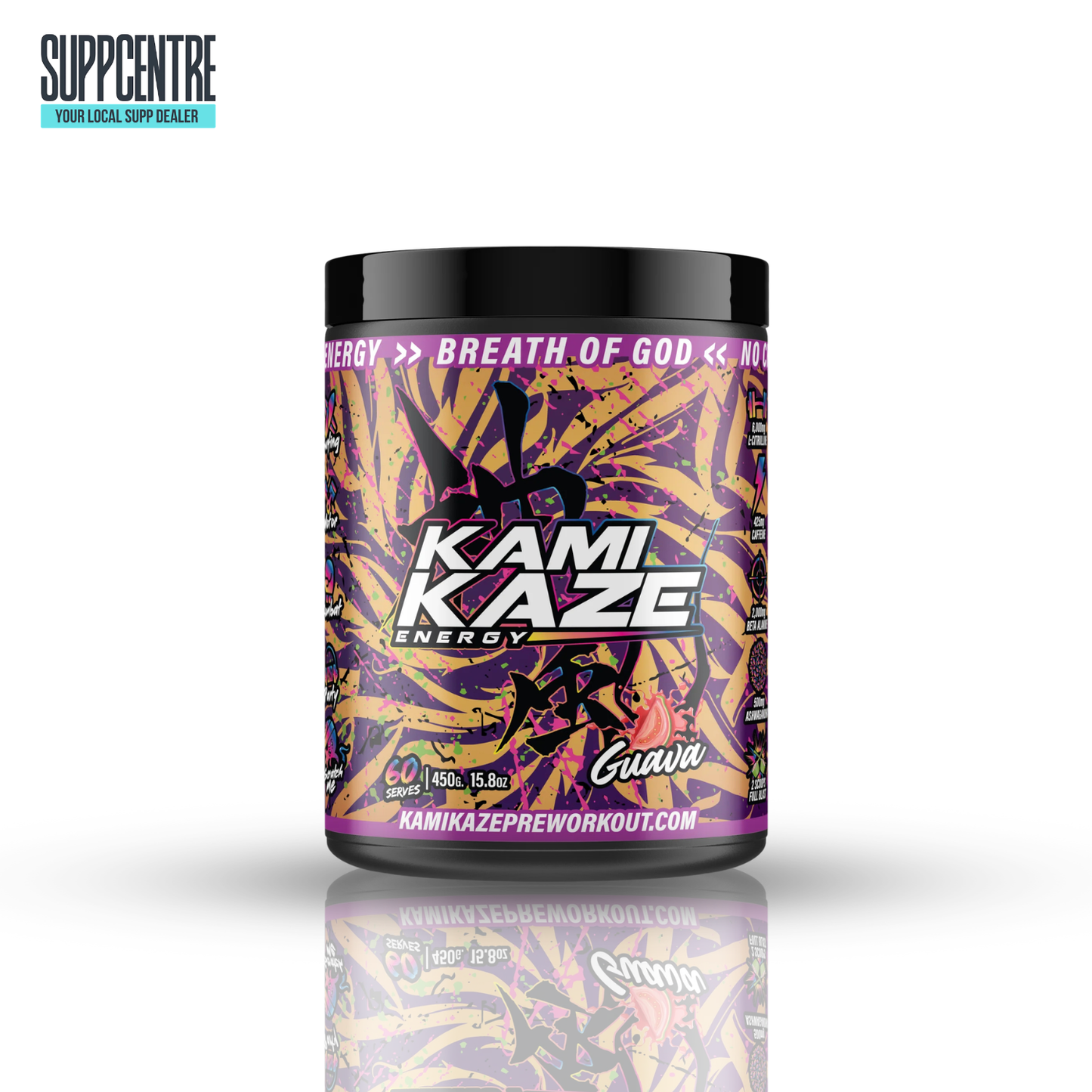 Kamikaze Pre-Workout – Athletic Sport (High Stim Energy & Focus Pre Workout)