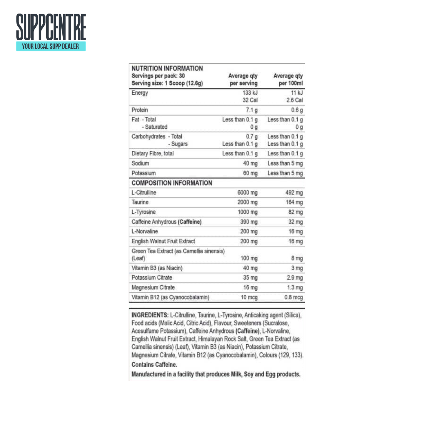Spazmatic Preworkout – Tim Muriello's